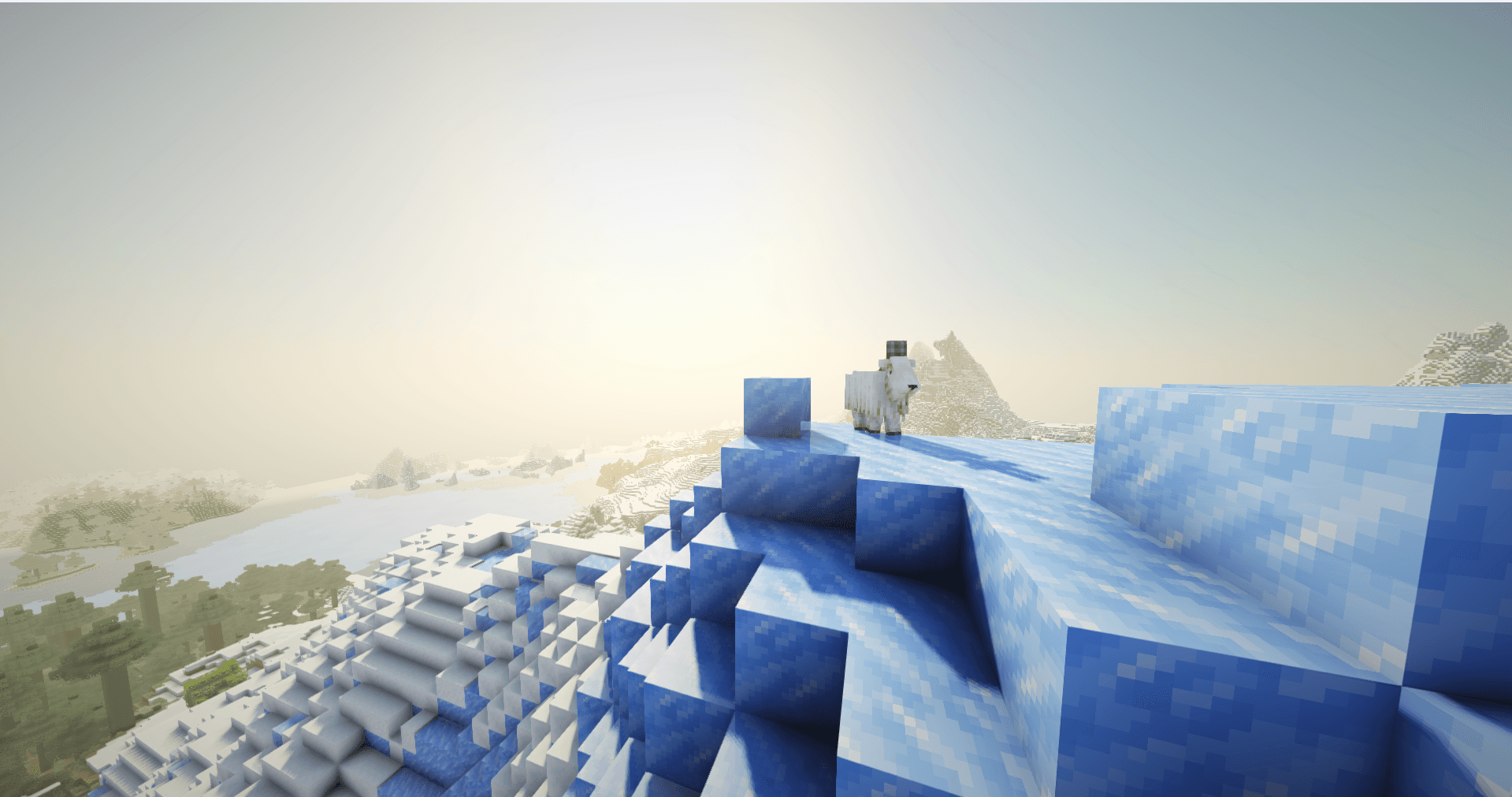 Cinematische Minecraft wereld
